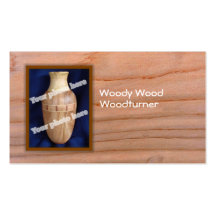 Woodturner kundenspezifische Foto-Visitenkarte-Sch