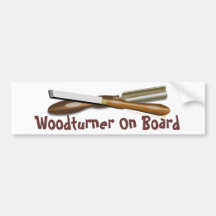 Woodturning Werkzeuge gekreuzter Rohbearbeitungs-H Auto Aufkleber