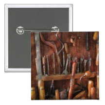 Woodworker - alte Werkzeuge Anstecknadel