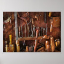 Woodworker - alte Werkzeuge Plakatdrucke