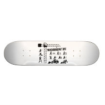 Workin It Blue Collar Workers Skateboard Decks