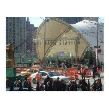 WORLD TRADE CENTER-WEG-STATION POSTKARTE