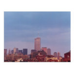 World Trade Centerblauwolken Postkarte