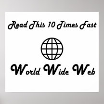 World Wide Web Posterdrucke