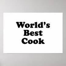 World's Best Cook Poster