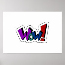 Wow Plakate