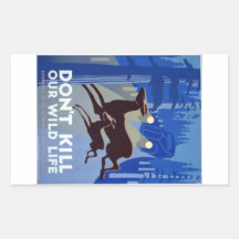 WPA - wild lebende Tiere Stickers