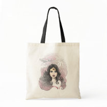 Wunder-Frau Eagle und Bäume taschen