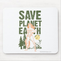 Wunder-Frau retten Planeten-Erde mousepads