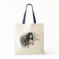 Wunder-Frau und Sterne taschen