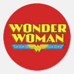 Wunder-Frauen-Name und Logo Aufkleber