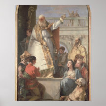 Wunder von St Patrick, c.1746 (Öl auf Leinwand) Posterdruck