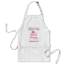 Wunderliche Bäckerei-Schürze des Hochzeits-Kuchen-