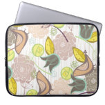 Wunderliche rosa süße Vogel-Blumenlaptop-Hülse Laptop Sleeve Schutzhülle