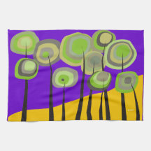 Wunderliches Kunst-"feenhafter Wald" Geschirrtuch Küchenhandtuch