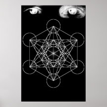 "Würfel von Metatron " Plakatdrucke