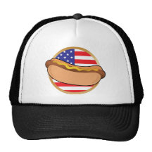Würstchen-amerikanische Flagge Baseballmützen