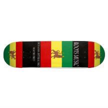 Wurzel-Musik-Reggae-Skateboard Personalisiertes Deck