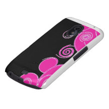 Würzige rosa u. schwarze Strudel-Gewohnheit Samsung Galaxy Nexus Case