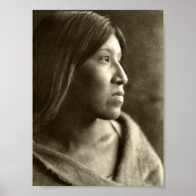 Wüste Cahuilla Frau Posterdruck