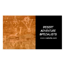 Wüste, Wildnis und Natur-Tourismus visitenkarten