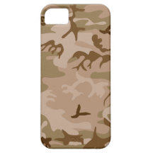 Wüsten-Camouflage - Brown-Tarnung iPhone 5 Schutzhülle