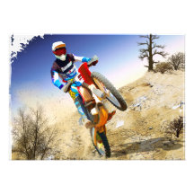 WüsteWheelieMotocross Ankündigungskarten