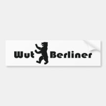 WutBerliner Autoaufkleber