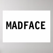 wütend plakatdruck