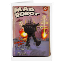 Wütende Roboter-Massen-Abdeckungs-Karte