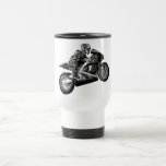 Wütendes Motorradrennen Tee Haferl