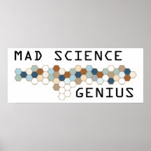 Wütendes Wissenschafts-Genie Posterdrucke
