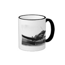 WWII das Flying Tigers Curtiss P-40 Kämpfer-Flugze Haferl