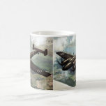 WWII deutsches Bf-110 im Flug Kaffee Haferl