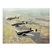 WWII drei Messerschmitt ME-110 Postkarte