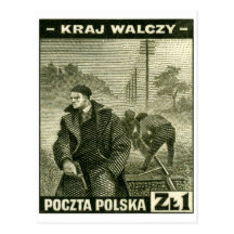 WWII polnische Zuhause-Armee Postkarte