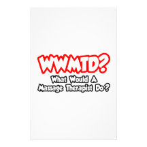 WWMTD…, was ein Massage-Therapeut tun würde? Personalisierte Druckpapiere