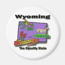 Wyoming der Gleichheits-Staats-Vogel lieber Bush Magnete