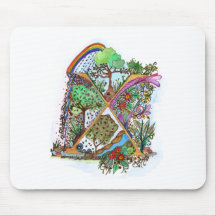 X gemalt mauspads