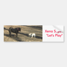 xenaplay, sagt Xena, dass… "uns spielen lassen Sie Auto Aufkleber
