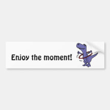 XX lustiger T-rex Dinosaurier unter Verwendung Hul Auto Sticker