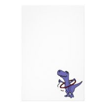 XX lustiger T-rex Dinosaurier unter Verwendung Hul Individuelle Druckpapiere