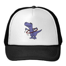 XX lustiger T-rex Dinosaurier unter Verwendung Hul Baseball Mützen