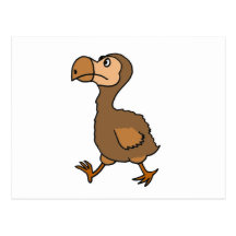 XX unglaublich witzig Dodo-Vogel-Entwurf Postkarte