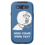 y u kein Rasereigesichts-Comic lol rofl Galaxy SIII Hüllen