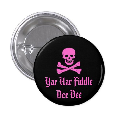 Yar Har Geige Dee Dee Anstecknadelbuttons