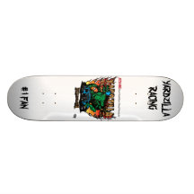 Yardzilla blauer Mäher mit Logo Personalisierte Skateboarddecks