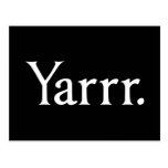 Yarrr Pirat Postkarten
