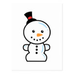 Yay für Farbweihnachtscharakter - Schneemann Postkarten