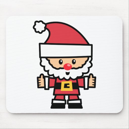 Yay für Farbweihnachtscharakter - Weihnachtsmann Mousepad